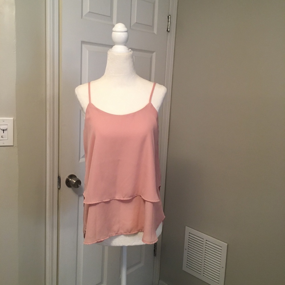Small chiffon top ballet pink from francescas